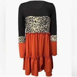 Leopard Print Mini Dress